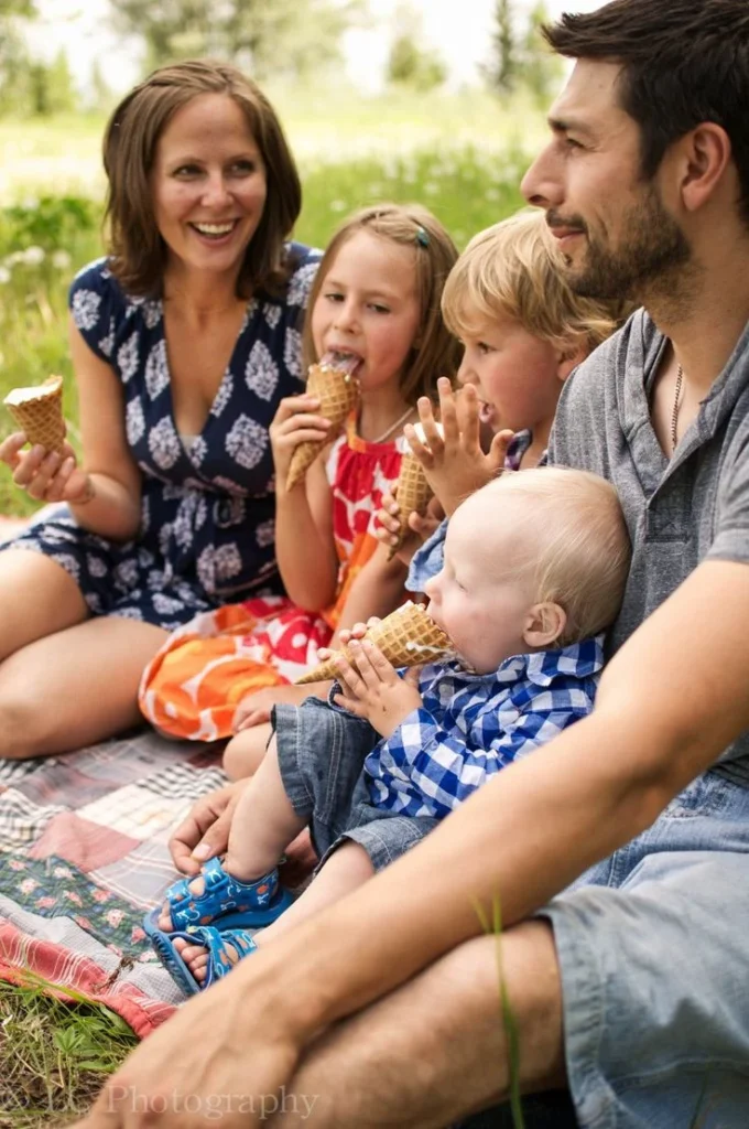 Family celebrating true financial independence beyond July 4