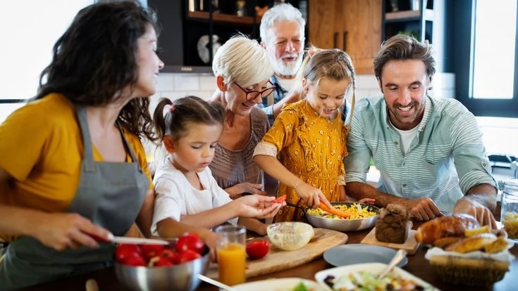 A multigenerational family 