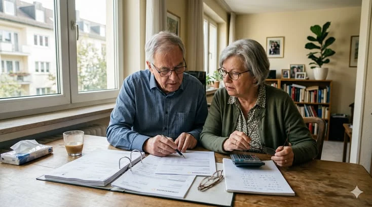 Mastering the Rockefeller Method for Generational Wealth Preservation and Growth Seniors reviewing estate documents as part of implementing the Rockefeller Method for generational wealth.