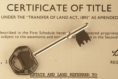 Property Title document 
