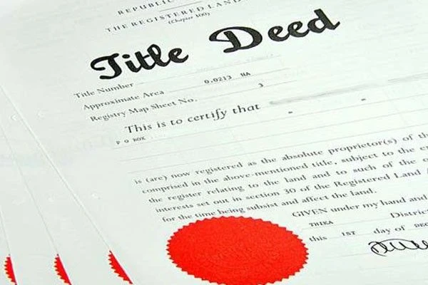 Title deed