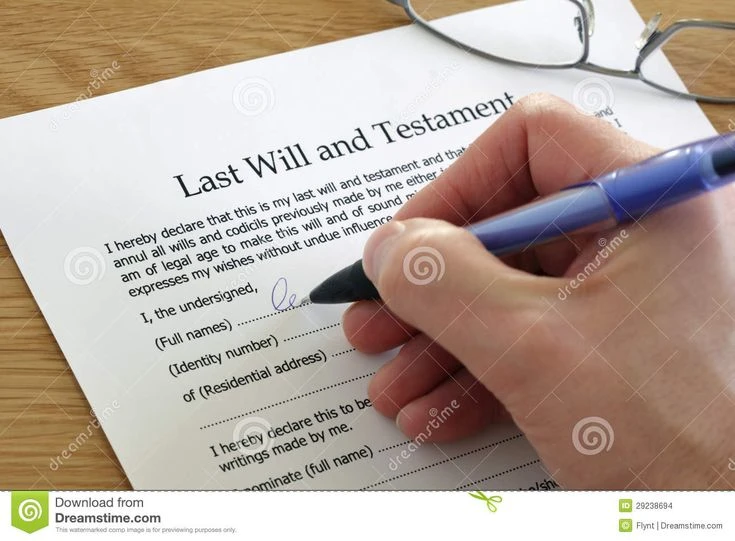 Writing a will